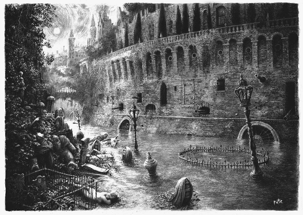 Moat - pencil